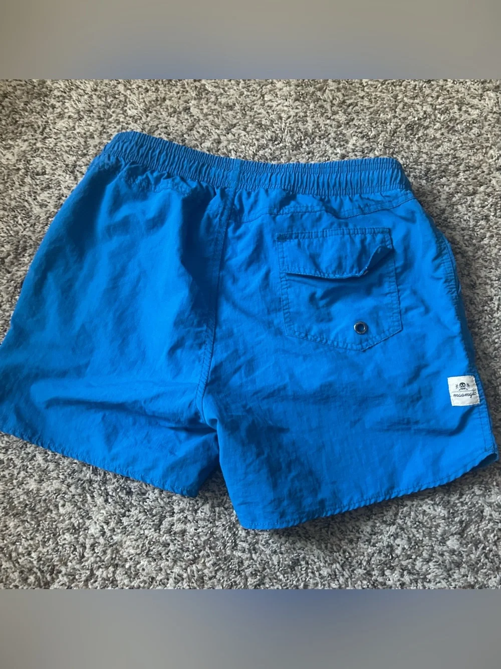 Maamgic Men's Blue Quick Dry Swim Trunks